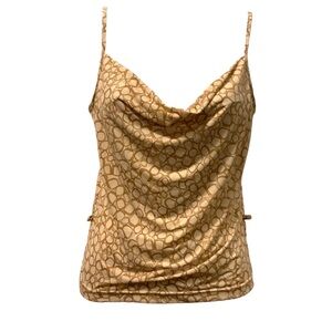 Vintage Hanging Cowl Neck Tank Top by Urban Behaviour